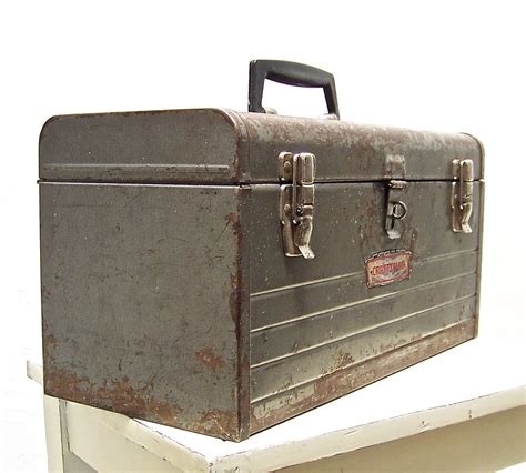 small vintage metal tool box|old metal tool boxes.